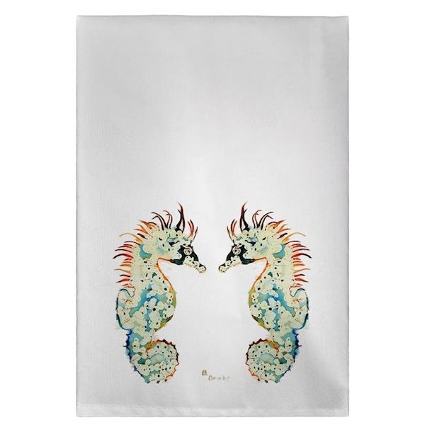 Betsy Drake Betsy Drake GT388 Seahorses Guest Towel - 20 x 20 in. GT388 - main